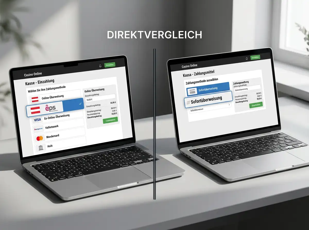 Eps vs Sofortüberweisung im Casino: Vergleich | Kassenglück